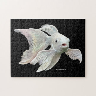 Stunning Platinum Butterfly Koi Carp Puzzle