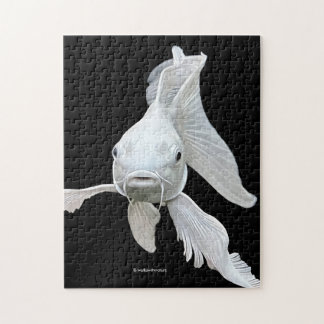 Stunning Platinum Butterfly Koi Carp Puzzle