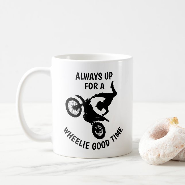 Stunt Bike Kaffeetasse (Mit Donut)