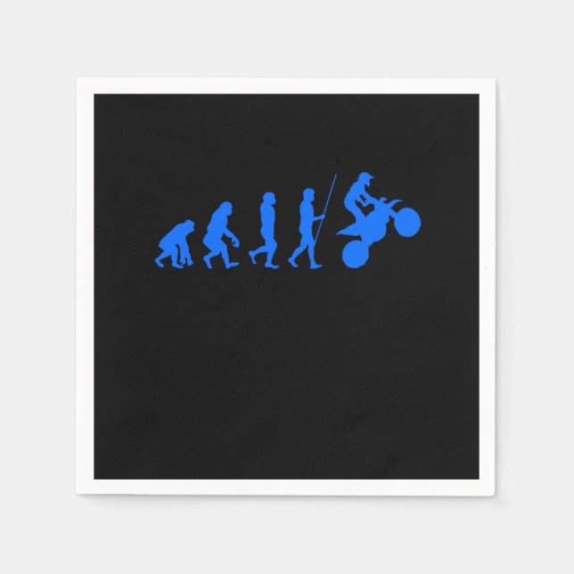 Stunt Biker Motocross Dirt Bike Motorist Motorrad Serviette (Vorderseite)