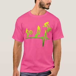Stunt Bmx FreeHeartbeat Pulsfrequenz Bicycle Bm T-Shirt
