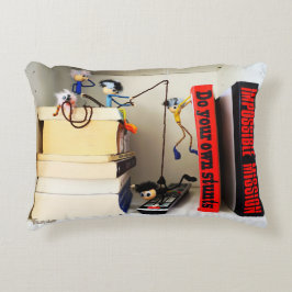 Stunt Fubby's Tom Cruise naspelen. Dekokissen