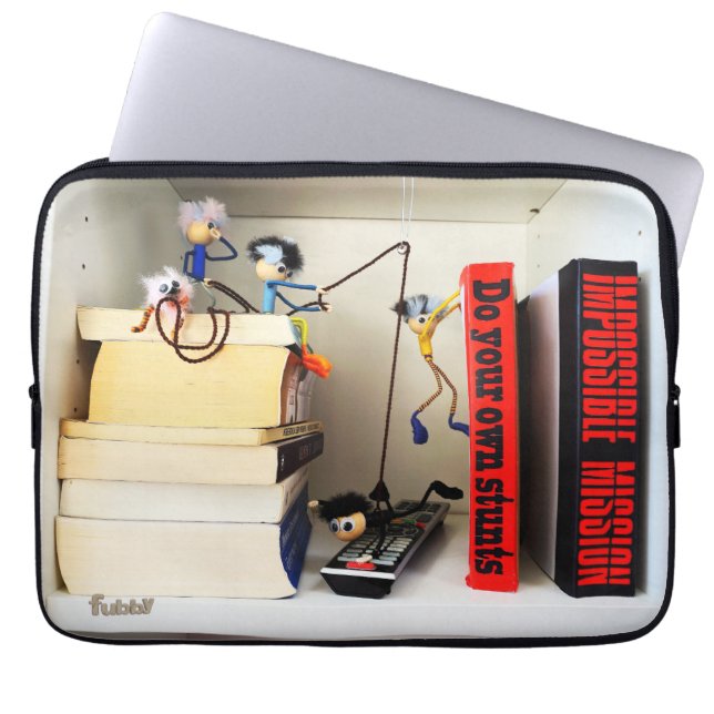 Stunt Fubby's Tom Cruise naspelen. Laptopschutzhülle (Vorderseite)