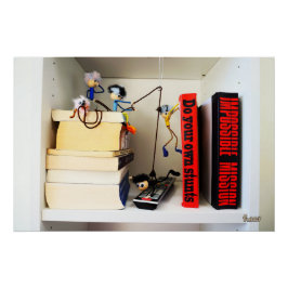 Stunt Fubby's Tom Cruise naspelen. Poster