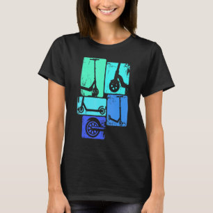 Stunt Scooter Retro Boys Kids T-Shirt