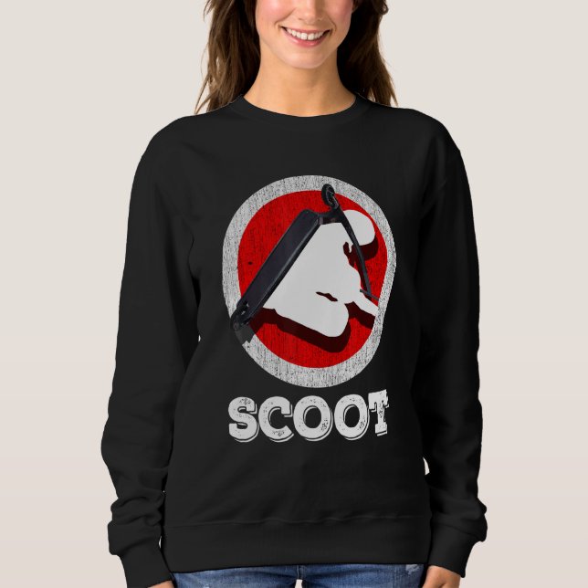 Stunt Scooter Stunt - Kickscooter-Design Sweatshirt (Vorderseite)