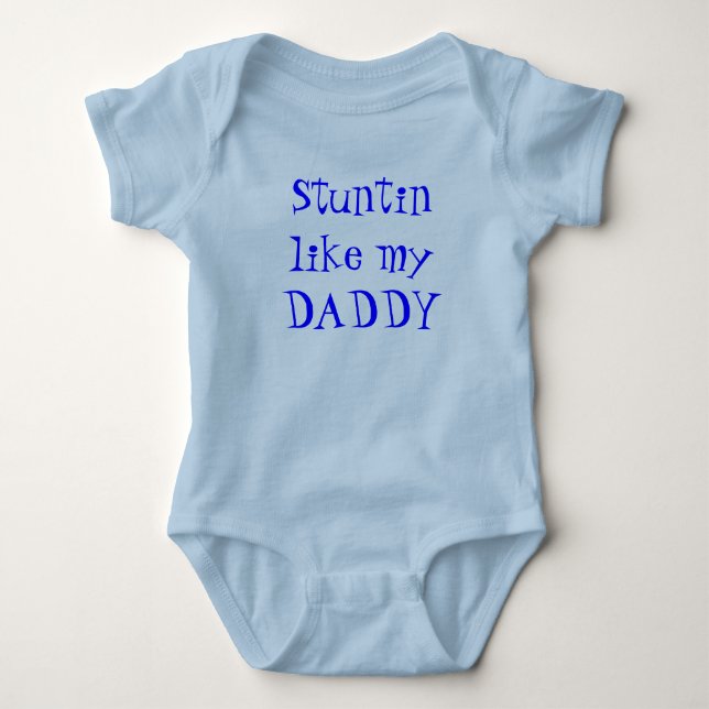 Stuntin mögen meinen VATI Baby Strampler (Vorderseite)