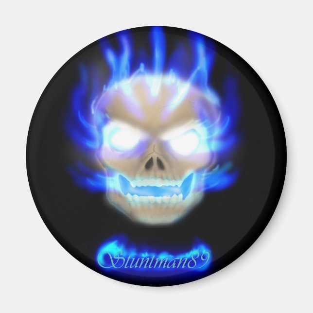 Stuntman89 Skull Magne Magnet (Vorne)