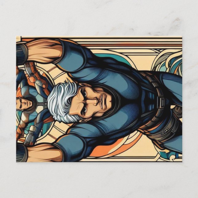 Stuntman Postkarte (Vorderseite)