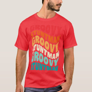 Stuntman Vintag Retro 60er 70er 80er Vibes T-Shirt