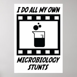 Stunts der Mikrobiologie Poster