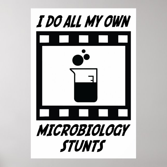 Stunts der Mikrobiologie Poster (Vorne)