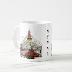Stupa Boudhanath, Kathmandu - Nepal (Buddha) Kaffeetasse