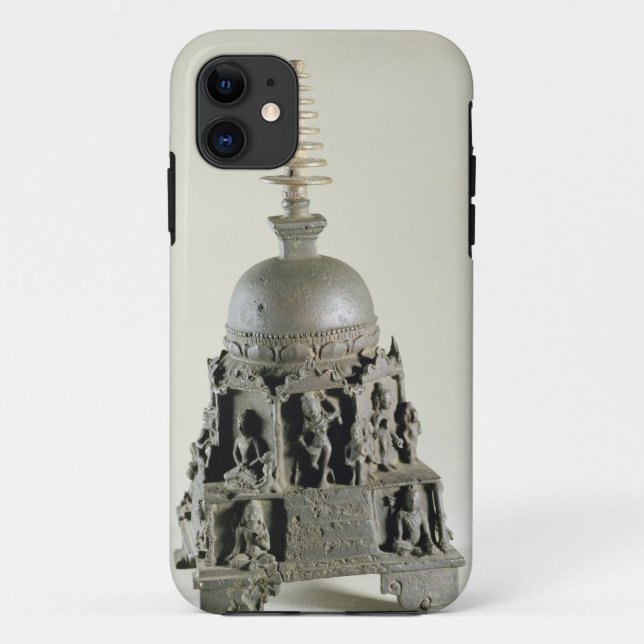 Stupa, Pala, Nalanda, Bihar (Bronze) Case-Mate iPhone Hülle (Rückseite)