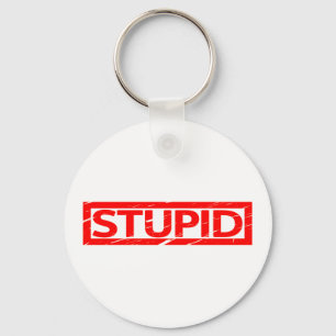 Stupid-Briefmarke Schlüsselanhänger
