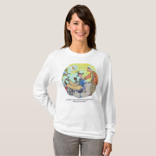 Stupid Entschuldigung Frauen lange Ärmel Cartoon S T-Shirt