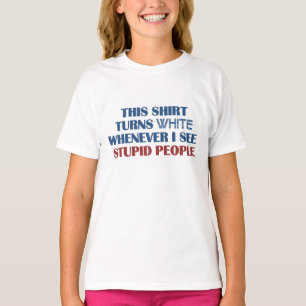 Stupid People Spaß Shirt - wählen Sie Stil