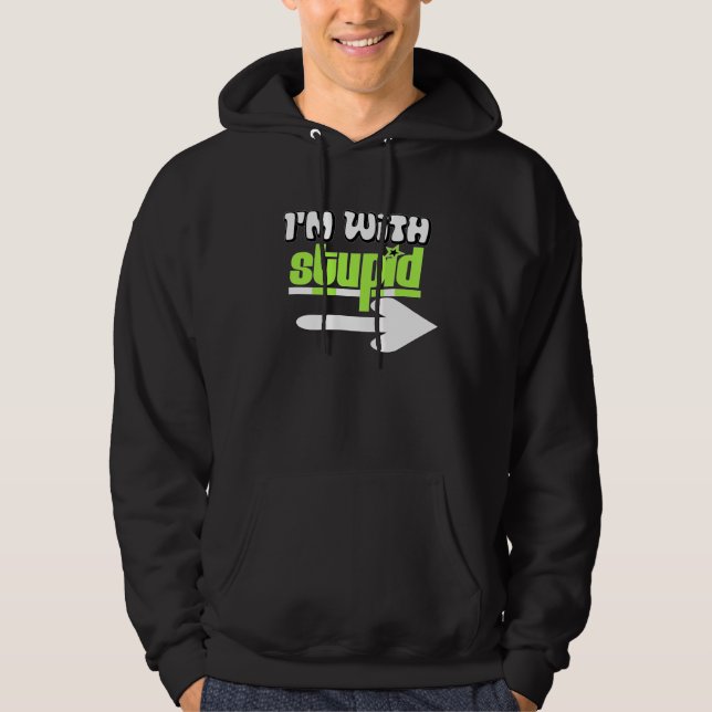 Stupid-Shirt Hoodie (Vorderseite)