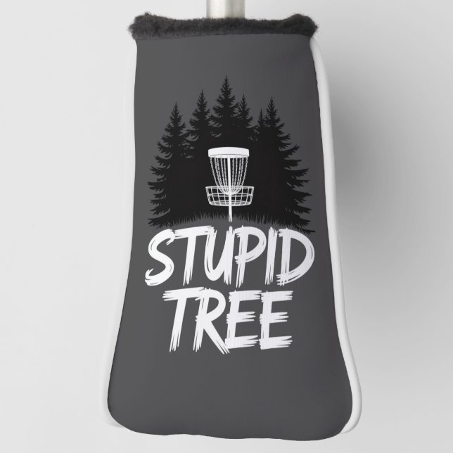 Stupid Tree Disc Golf Funny Frisbee Golf Golfer Golf Headcover (Rotieren 90)