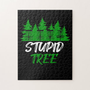 Stupid Tree Disk Golf Funny Frisbee Golf Puzzle