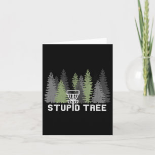 Stupid Tree Funny Disk Golf Frolf Karte