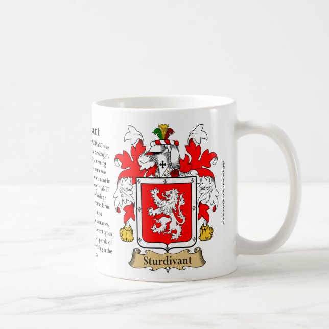 Sturdivant, der Ursprung, die Bedeutung und das Kaffeetasse (Rechts)