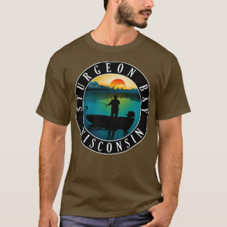 Sturgeon Bay Wisconsin Fischerei T-Shirt