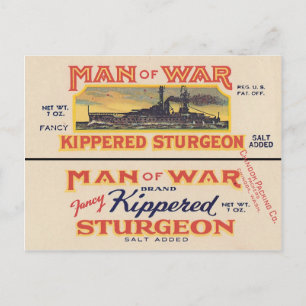 Sturgeon kann Postcard kennzeichnen Postkarte