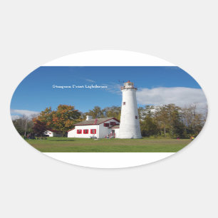 Sturgeon Point Lighthouse Aufkleber