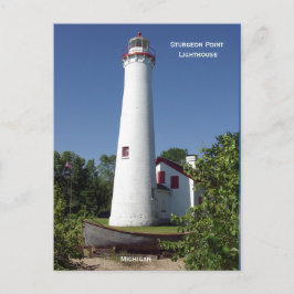Sturgeon Point Lighthouse Postkarte hoch