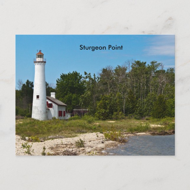 Sturgeon Point Postkarte (Vorderseite)