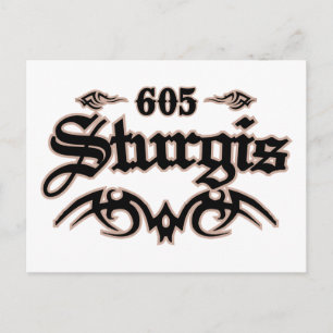 Sturgis 605 postkarte