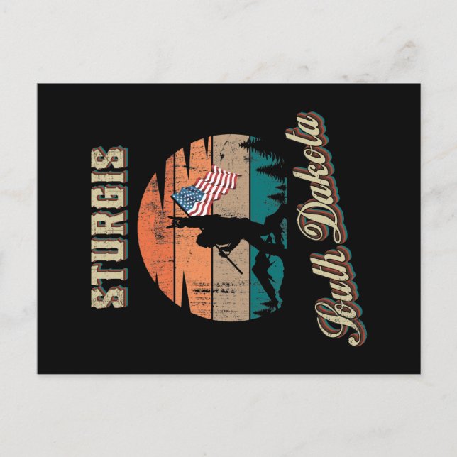 Sturgis South Dakota Postkarte (Vorderseite)