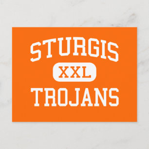 Sturgis - Trojans - High School - Sturgis Michigan Postkarte