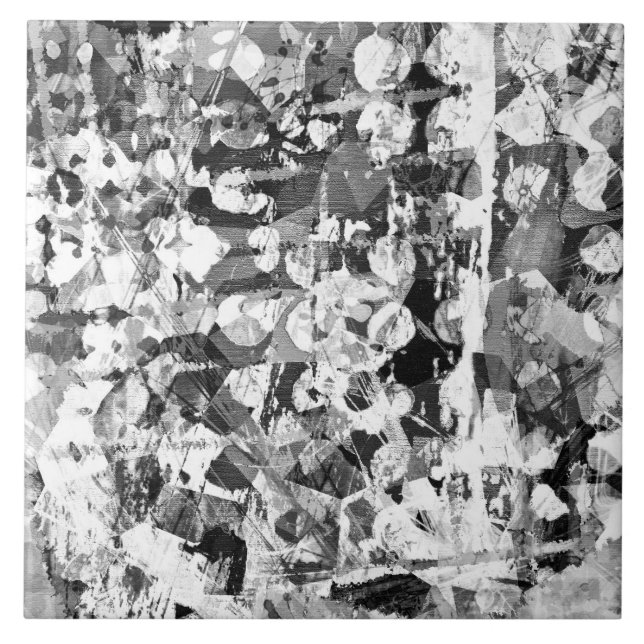 Sturm Abstrakt Fliese (Vorderseite)