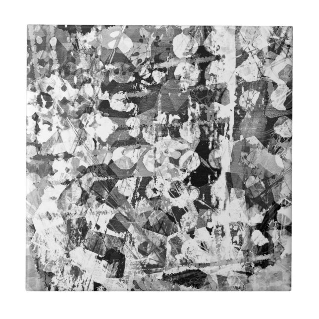 Sturm Abstrakt Fliese (Vorderseite)