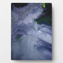 Sturm-Acrylguss-Malerei-Plakette