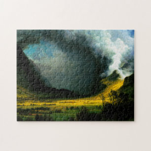 Sturm Alberts Bierstadt im Gebirgspuzzlespiel Puzzle