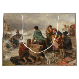 Sturm an der Küste (von Rudolf Jordan) Große Geschenktüte