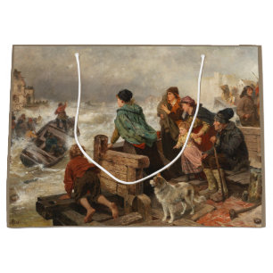 Sturm an der Küste (von Rudolf Jordan) Große Geschenktüte