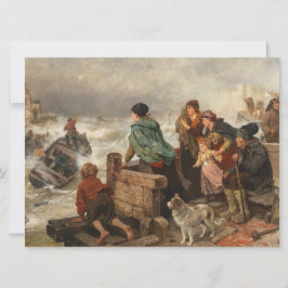 Sturm an der Küste (von Rudolf Jordan) Karte