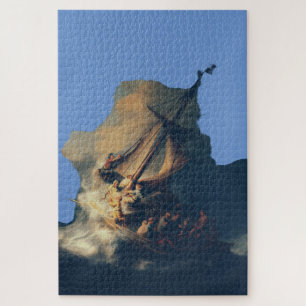 Sturm auf dem See Genezareth von Rembrandt Kunst Puzzle