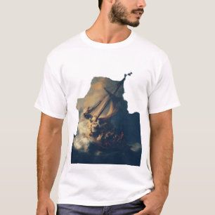 Sturm auf dem See Genezareth von Rembrandt Kunst T-Shirt