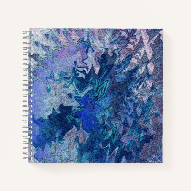 Sturm auf See und Sand.... Notizbuch (Vorderseite)