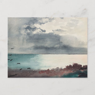 Sturm brechen, Küste Maine Winslow Homer Postkarte