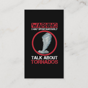 Sturm Chaser Wirbelsturm Hurrikan Jäger Wetter Visitenkarte