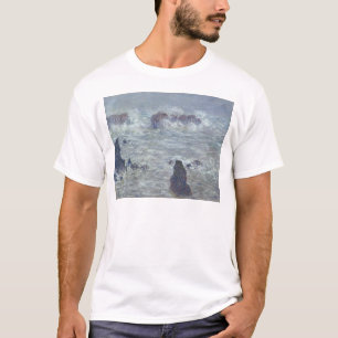 Sturm Claude Monets  , vor der Küste des Belle-Il T-Shirt