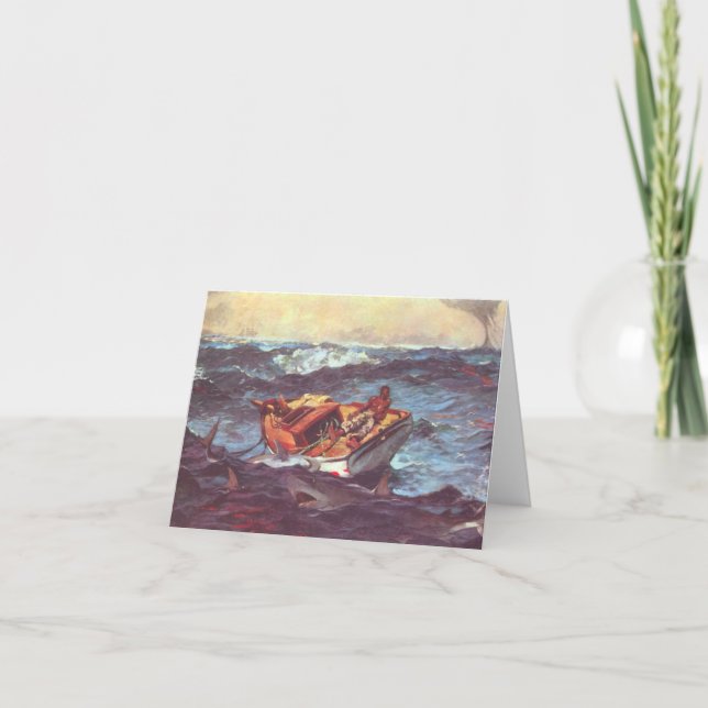 Sturm durch Winslow Homer Karte (Vorderseite)