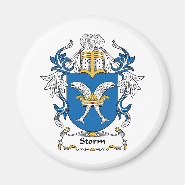Sturm-Familienwappen Magnet (Vorne)
