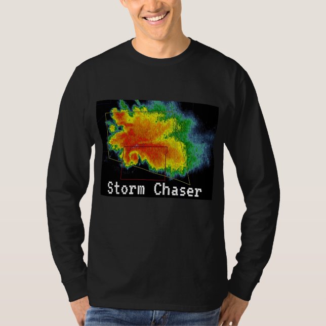 Sturm-Geleitboot-Haken-Echo-Radar-Bild T-Shirt (Vorderseite)